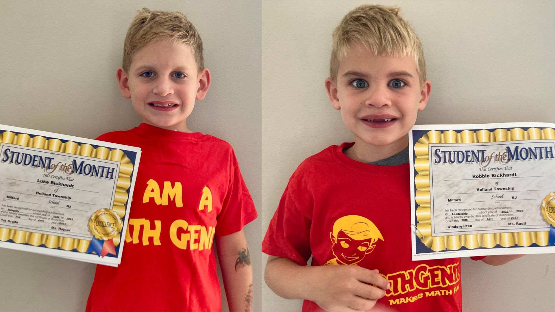 Luke and Robbie Success Story